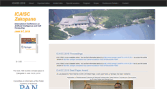 Desktop Screenshot of icaisc.eu